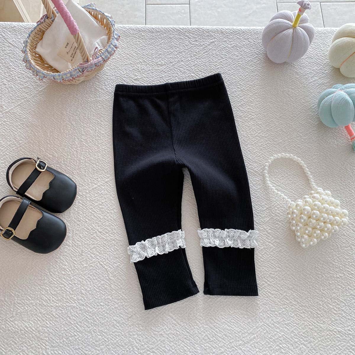 レギンスパンツ フリルアクセントレギンスパンツ【mh0010930】