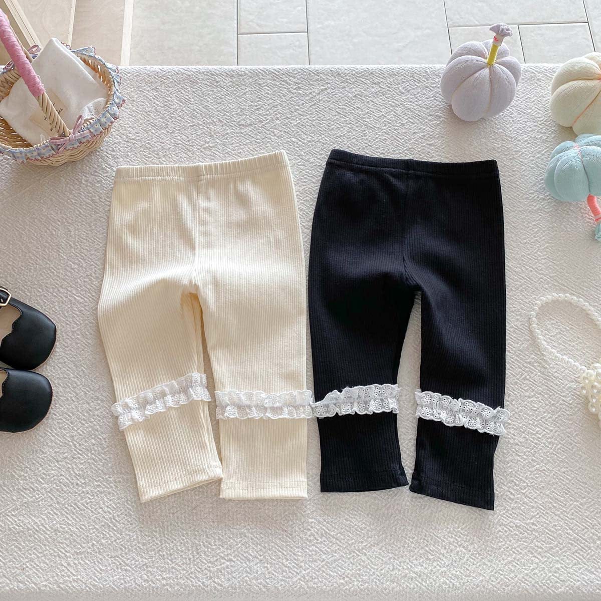 レギンスパンツ フリルアクセントレギンスパンツ【mh0010930】