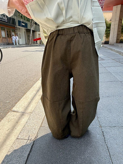 ロングパンツ・スウェットパンツ ワイドシルエットロングパンツ+プリーツスカートセットアップ【mh0011025】