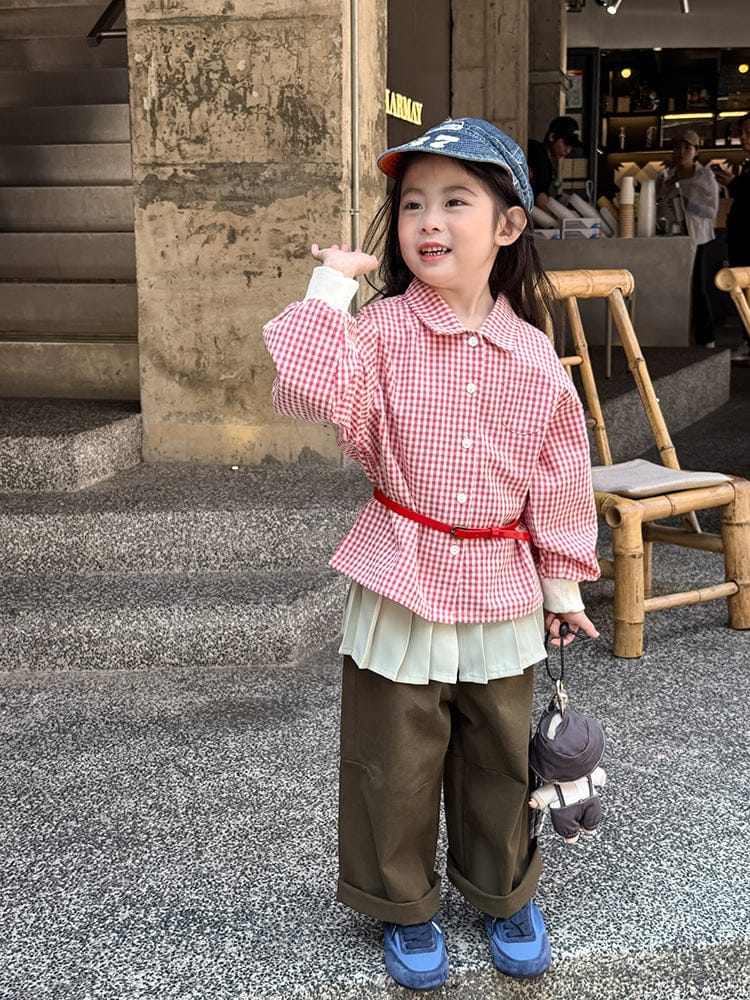 ロングパンツ・スウェットパンツ ワイドシルエットロングパンツ+プリーツスカートセットアップ【mh0011025】