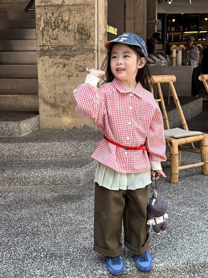 ロングパンツ・スウェットパンツ ワイドシルエットロングパンツ+プリーツスカートセットアップ【mh0011025】