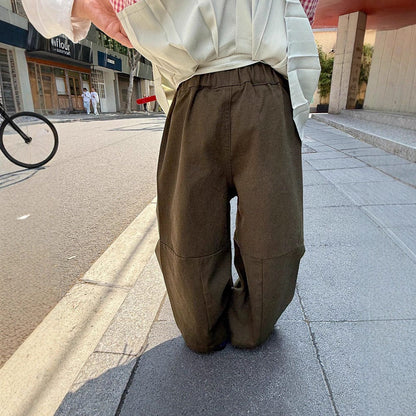 ロングパンツ・スウェットパンツ ワイドシルエットロングパンツ+プリーツスカートセットアップ【mh0011025】