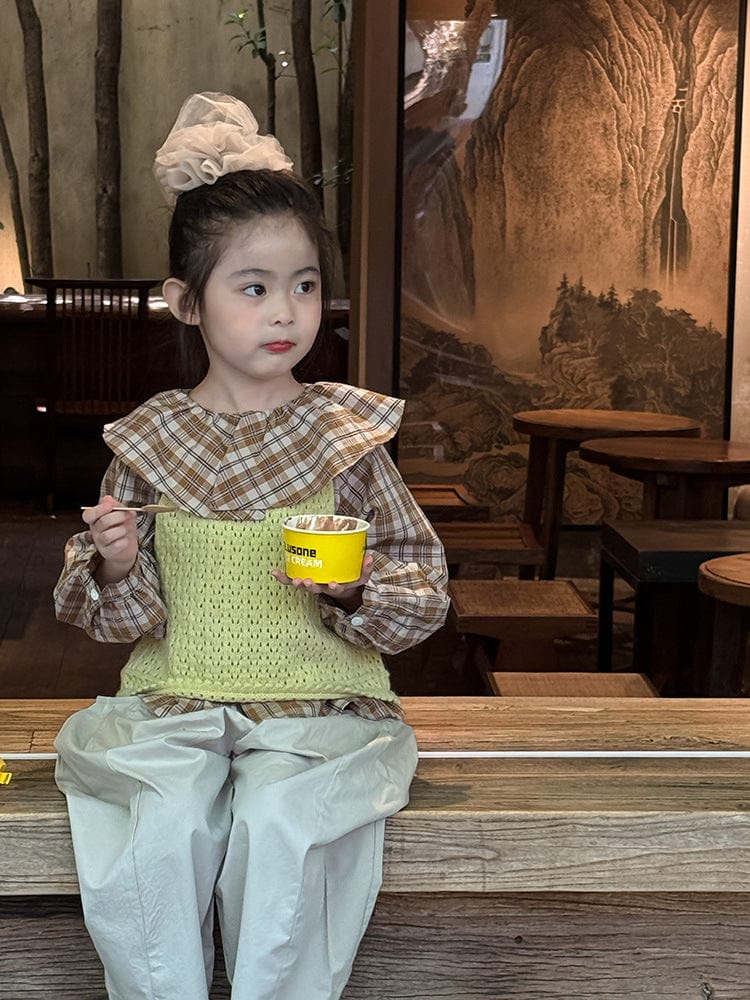 ベスト フロントボタンクロップドニットベスト【mh0011026】