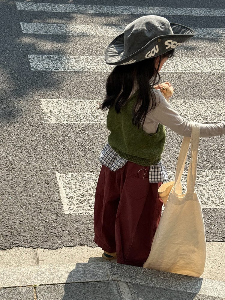 ベスト フロントボタンクロップドニットベスト【mh0011026】