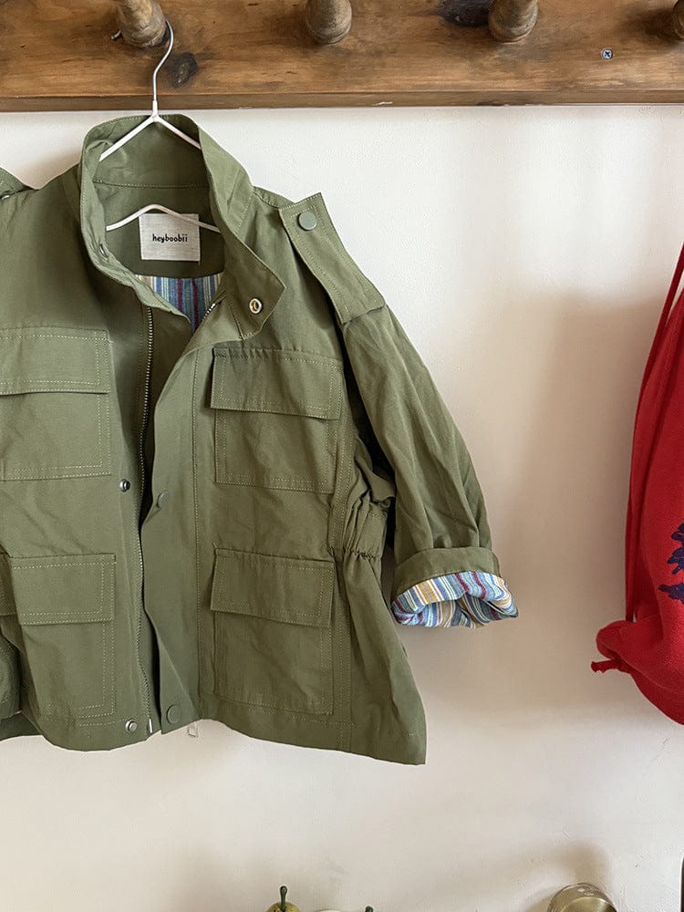 ショートコート・ジャケット・ジャンパー マルチポケットワークジャケットコート【mh0011029】