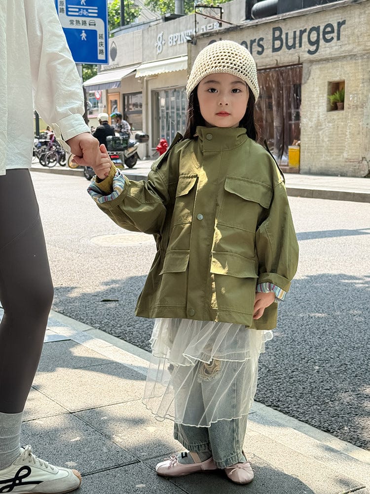 ショートコート・ジャケット・ジャンパー マルチポケットワークジャケットコート【mh0011029】