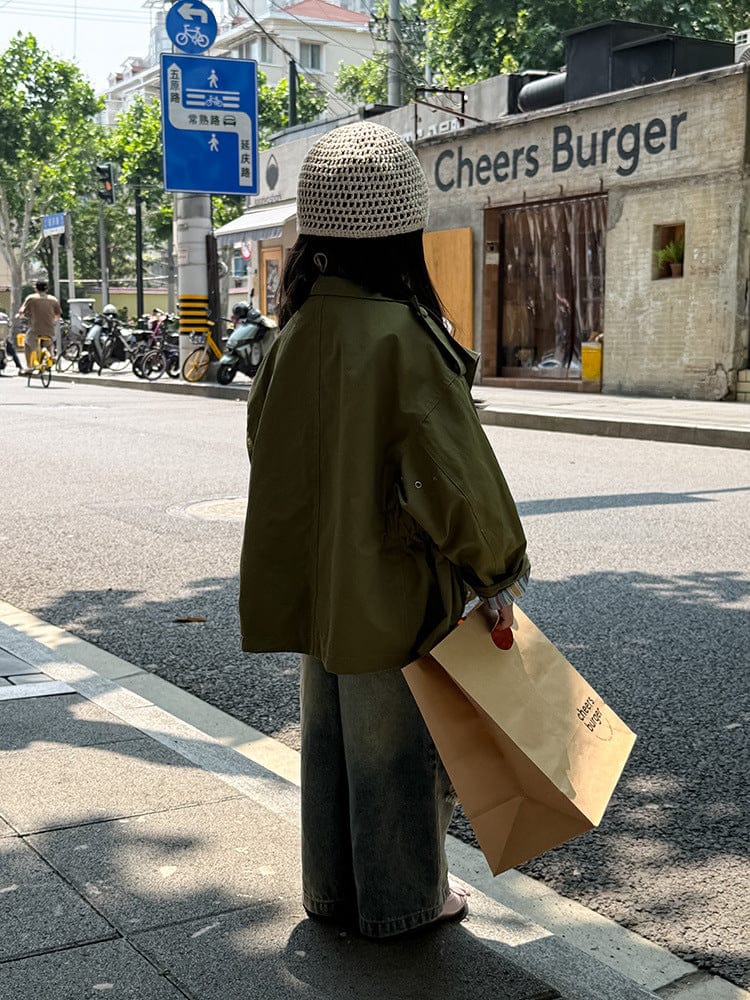 ショートコート・ジャケット・ジャンパー マルチポケットワークジャケットコート【mh0011029】