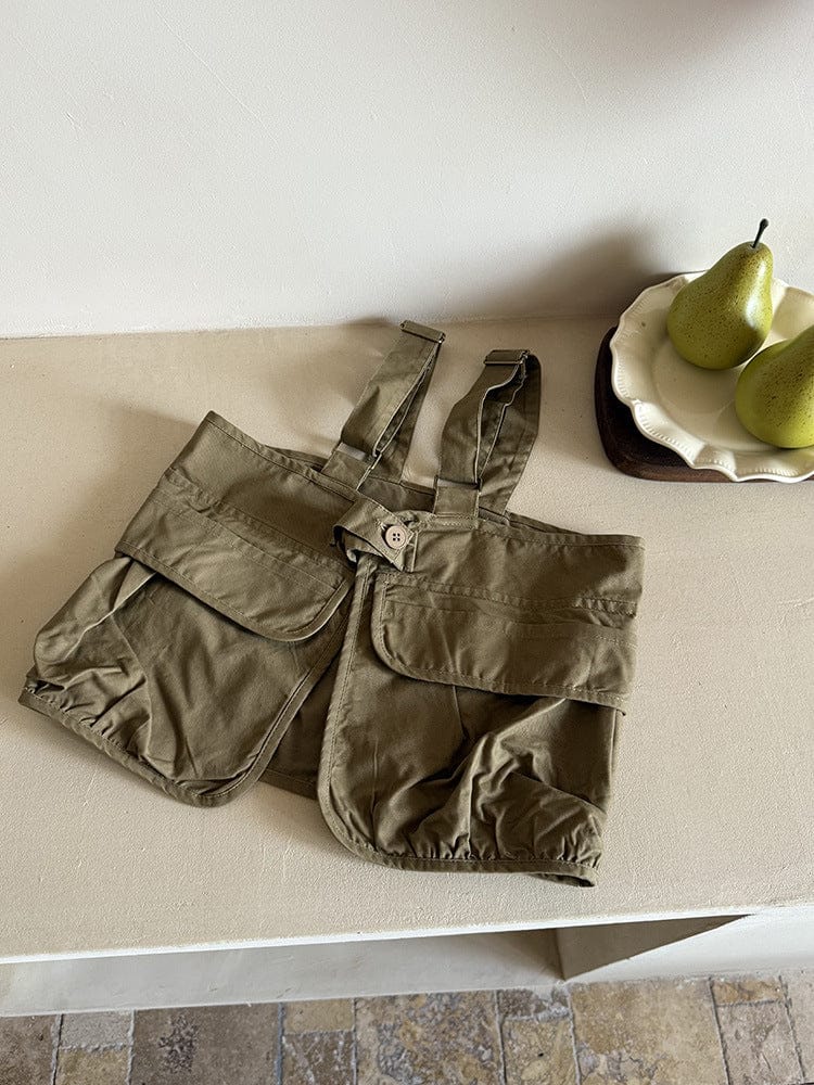 ベスト サスペンダー重ね着ワークベスト【mh0011030】