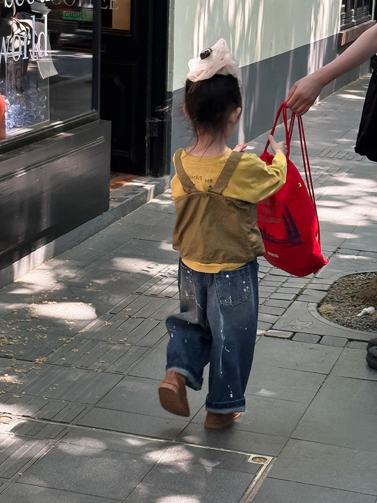 ベスト サスペンダー重ね着ワークベスト【mh0011030】