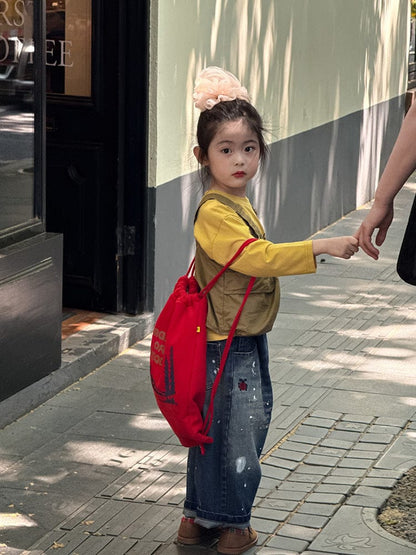 ベスト サスペンダー重ね着ワークベスト【mh0011030】