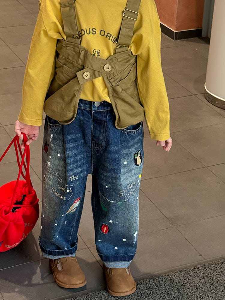 ベスト サスペンダー重ね着ワークベスト【mh0011030】