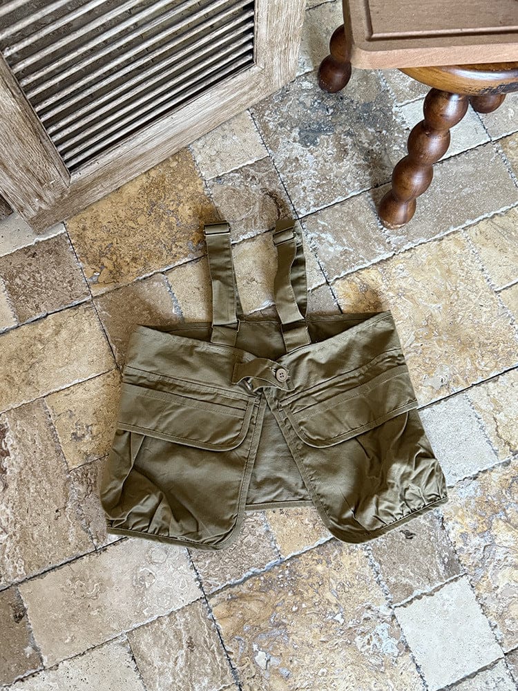 ベスト サスペンダー重ね着ワークベスト【mh0011030】