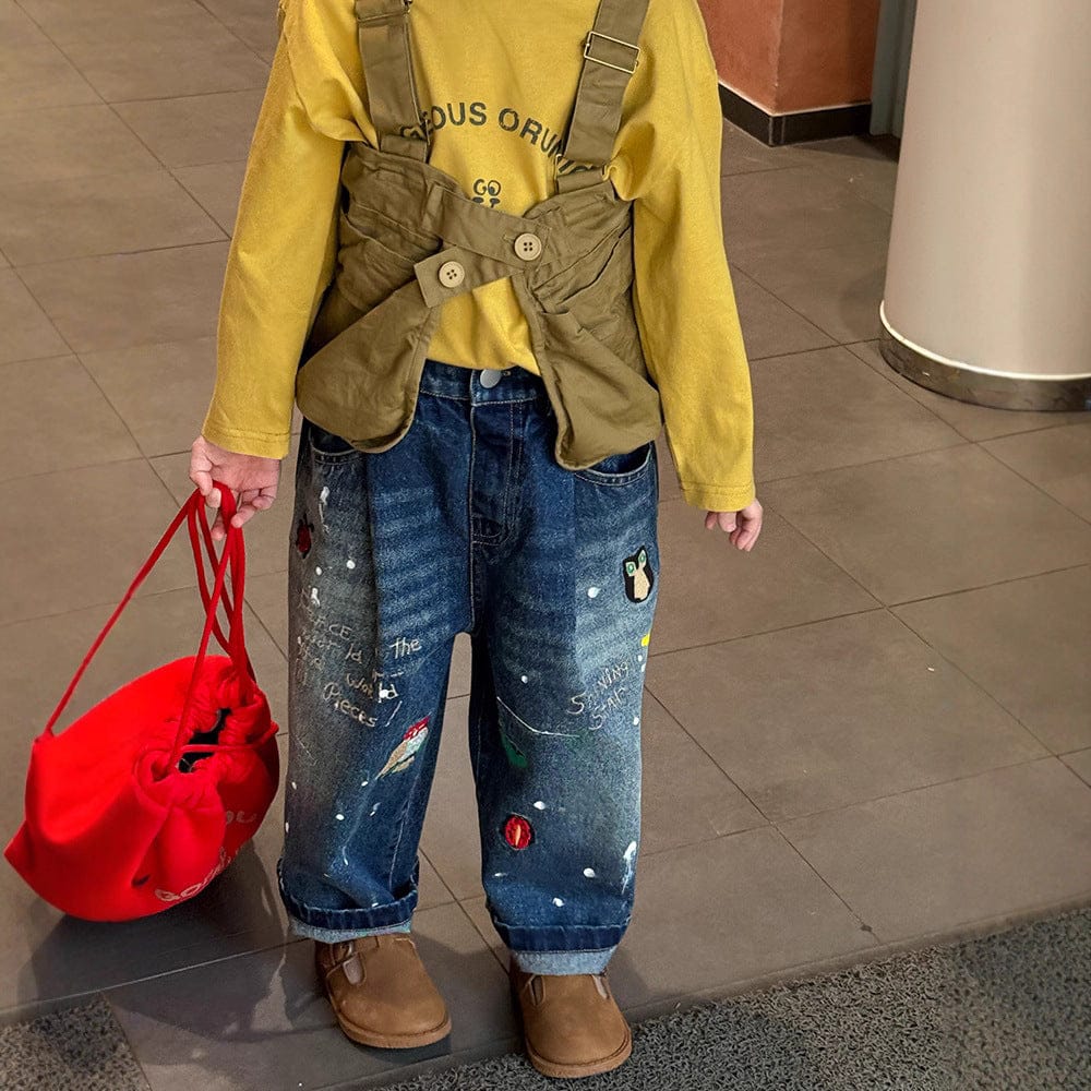 ベスト サスペンダー重ね着ワークベスト【mh0011030】