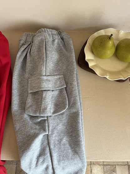 ロングパンツ・スウェットパンツ ルーズカーゴスウェットパンツ【mh0011031】