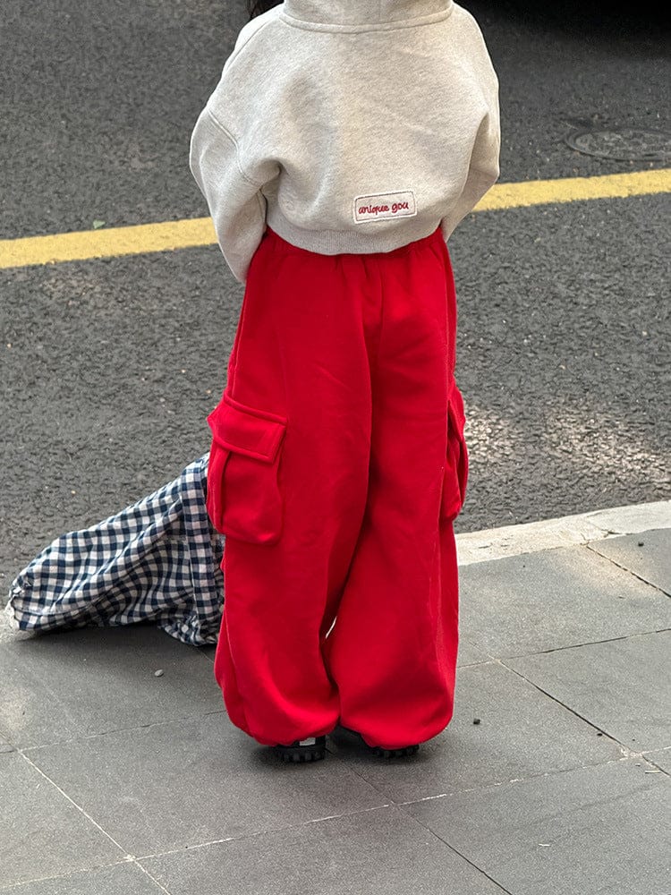 ロングパンツ・スウェットパンツ ルーズカーゴスウェットパンツ【mh0011031】