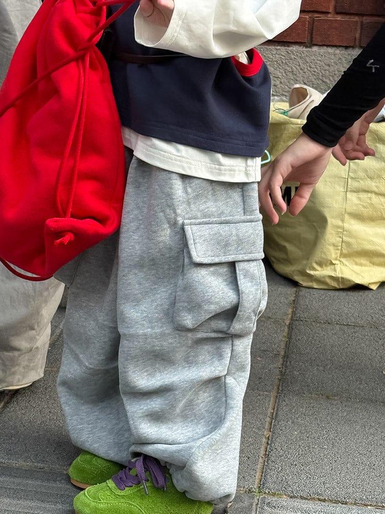 ロングパンツ・スウェットパンツ ルーズカーゴスウェットパンツ【mh0011031】