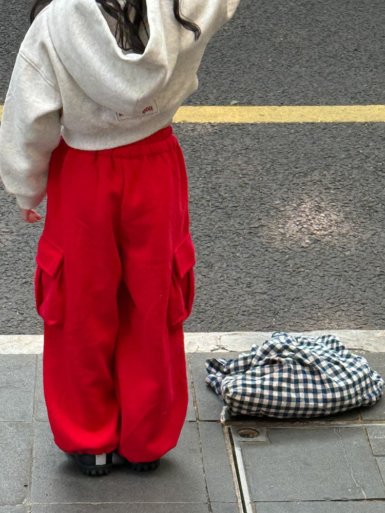 ロングパンツ・スウェットパンツ ルーズカーゴスウェットパンツ【mh0011031】