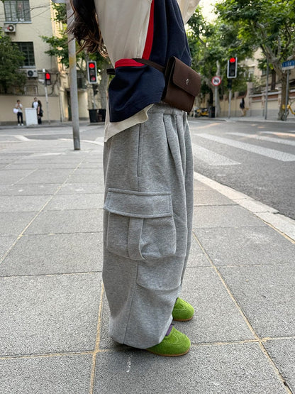 ロングパンツ・スウェットパンツ ルーズカーゴスウェットパンツ【mh0011031】