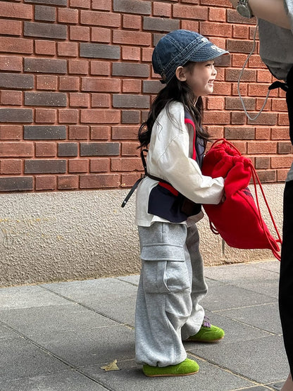 ロングパンツ・スウェットパンツ ルーズカーゴスウェットパンツ【mh0011031】