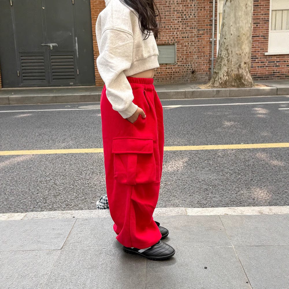 ロングパンツ・スウェットパンツ ルーズカーゴスウェットパンツ【mh0011031】