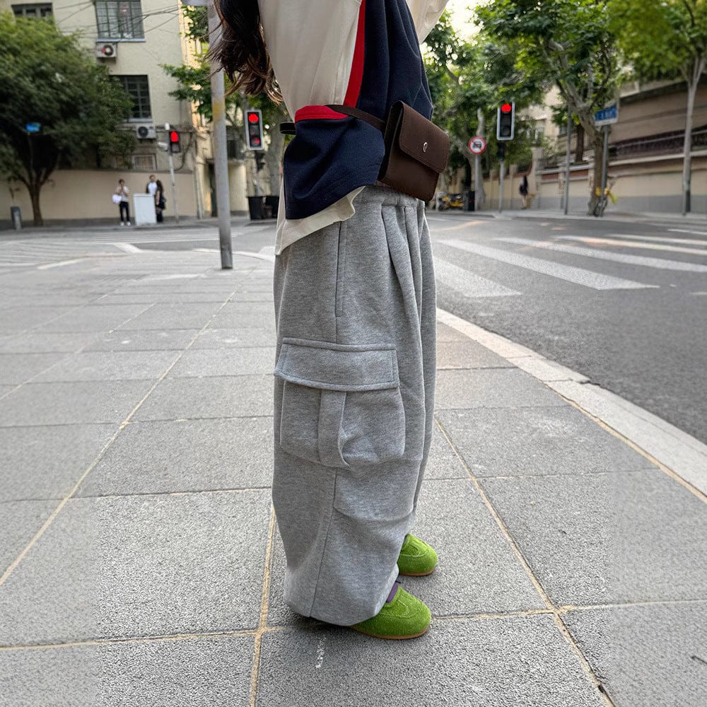 ロングパンツ・スウェットパンツ ルーズカーゴスウェットパンツ【mh0011031】