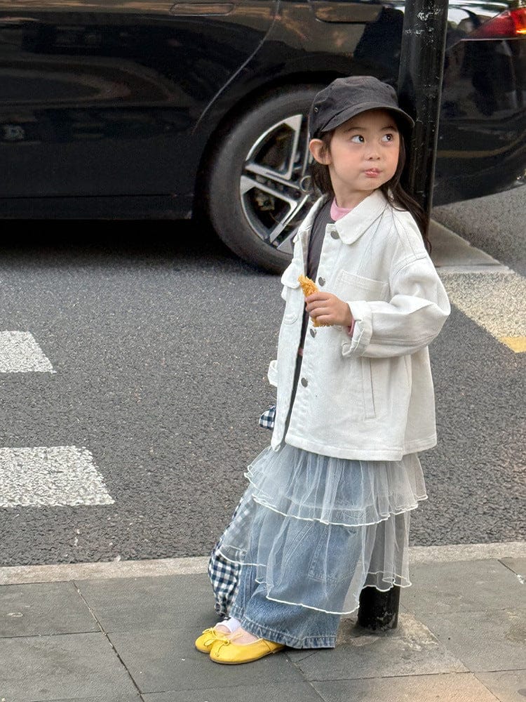 スカート チュールレース重ね着ティアードケーキスカート【mh0011033】