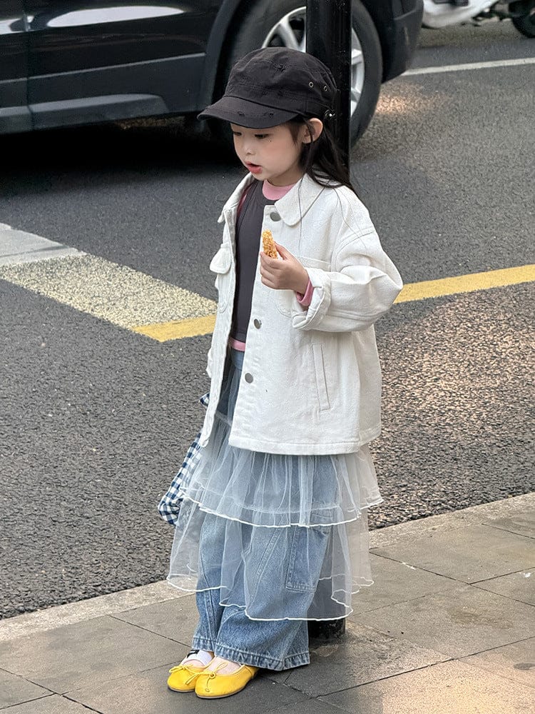 スカート チュールレース重ね着ティアードケーキスカート【mh0011033】