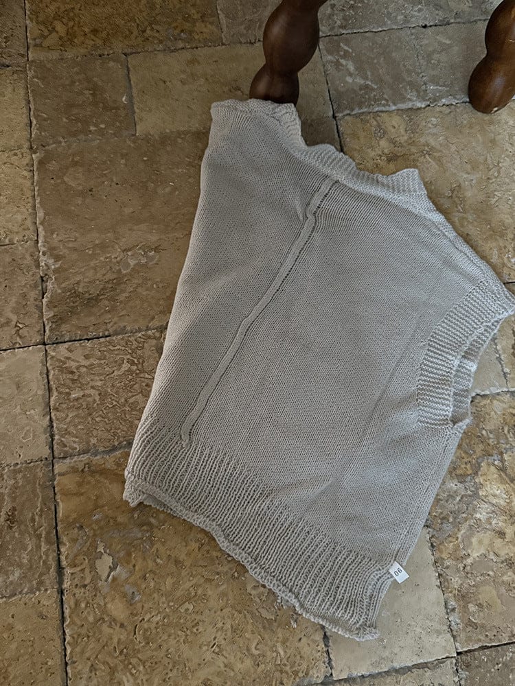 ベスト ルーズビッグシルエットニットベスト【mh0011034】