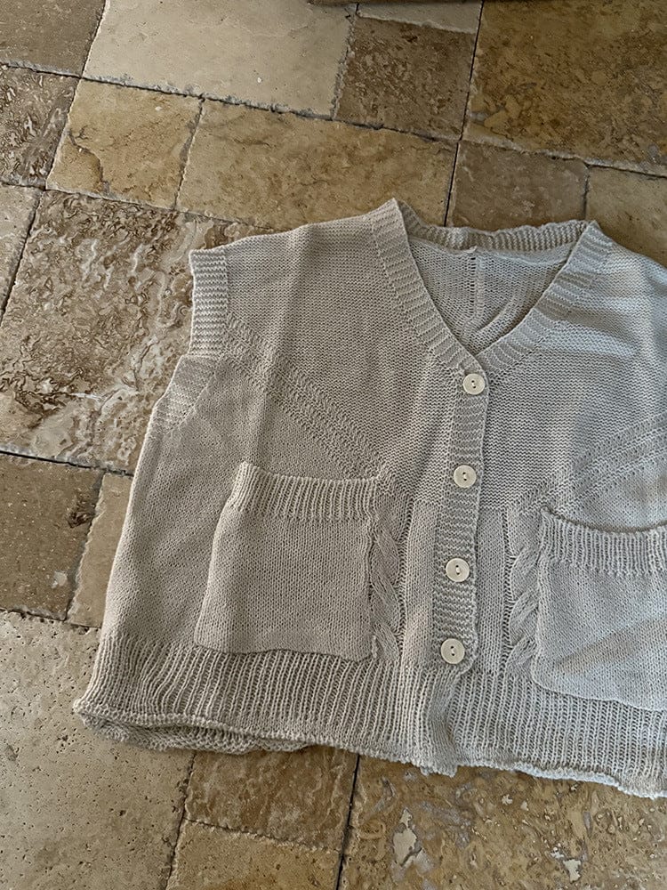 ベスト ルーズビッグシルエットニットベスト【mh0011034】