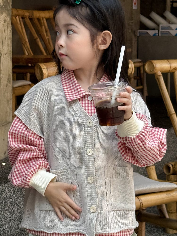 ベスト ルーズビッグシルエットニットベスト【mh0011034】