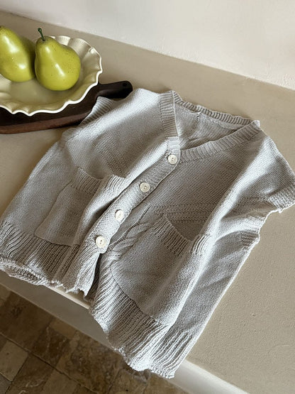 ベスト ルーズビッグシルエットニットベスト【mh0011034】