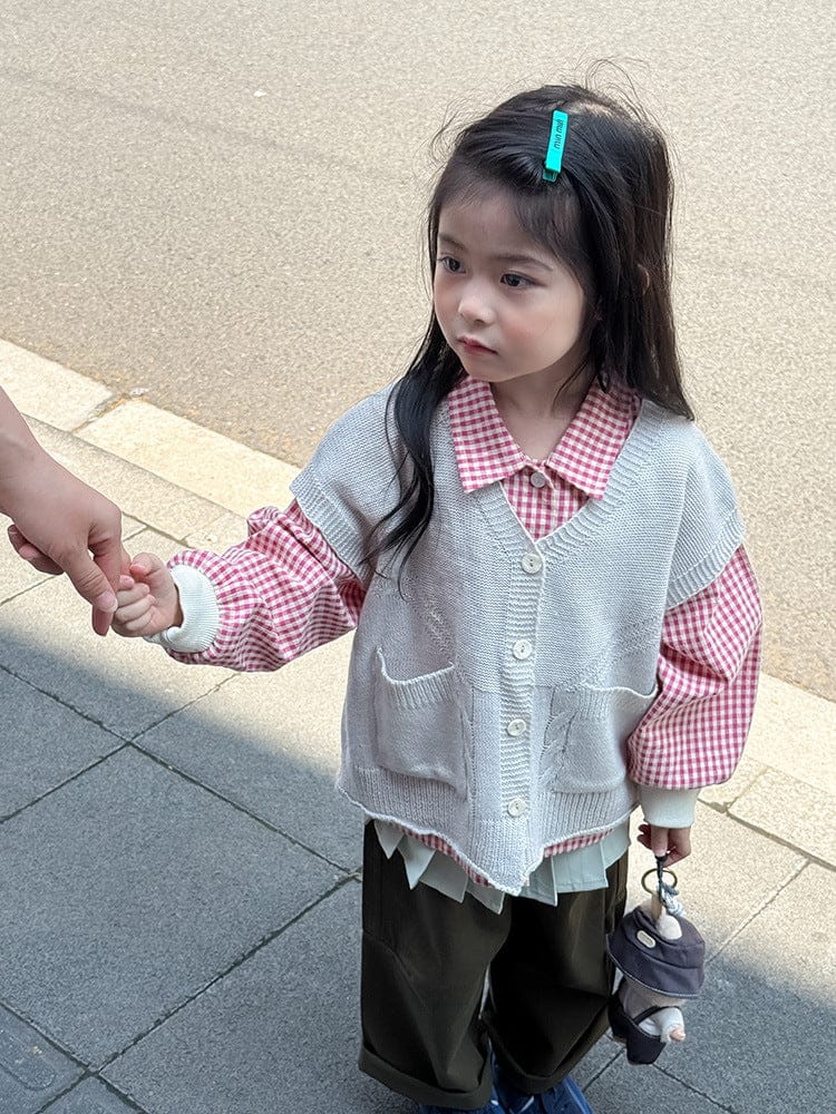 ベスト ルーズビッグシルエットニットベスト【mh0011034】