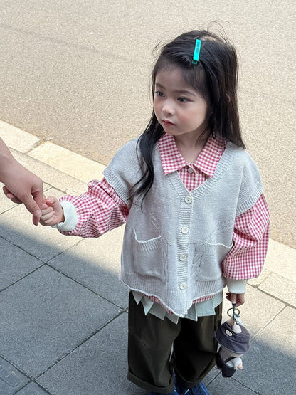 ベスト ルーズビッグシルエットニットベスト【mh0011034】