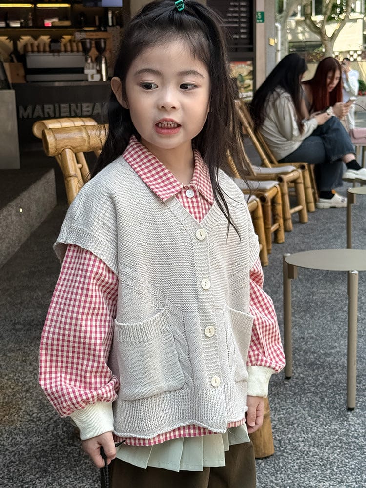 ベスト ルーズビッグシルエットニットベスト【mh0011034】