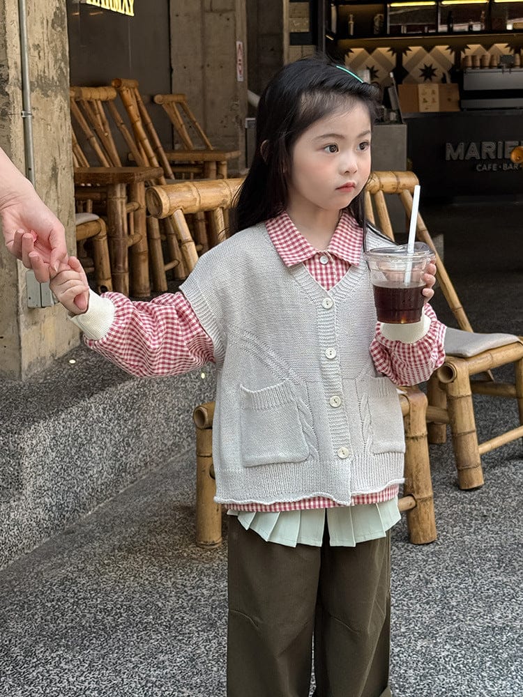 ベスト ルーズビッグシルエットニットベスト【mh0011034】