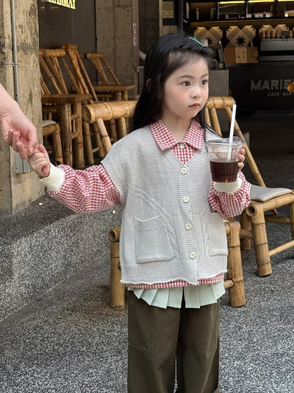 ベスト ルーズビッグシルエットニットベスト【mh0011034】