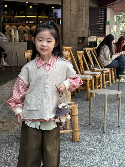 ベスト ルーズビッグシルエットニットベスト【mh0011034】