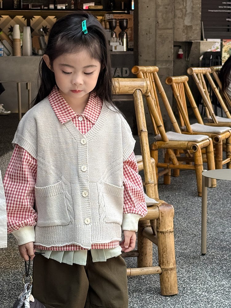 ベスト ルーズビッグシルエットニットベスト【mh0011034】