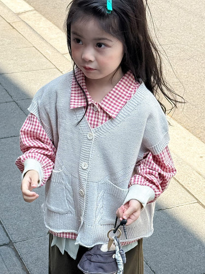 ベスト ルーズビッグシルエットニットベスト【mh0011034】