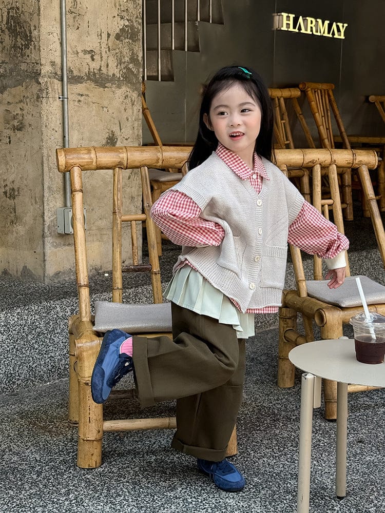 ベスト ルーズビッグシルエットニットベスト【mh0011034】