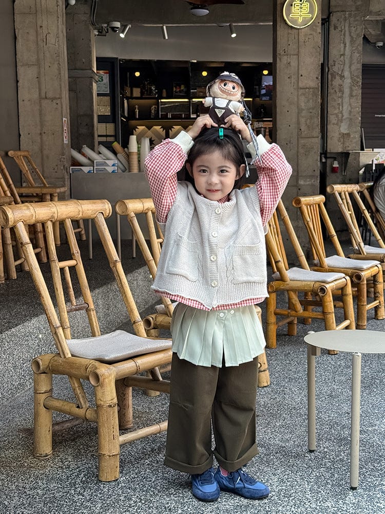 ベスト ルーズビッグシルエットニットベスト【mh0011034】