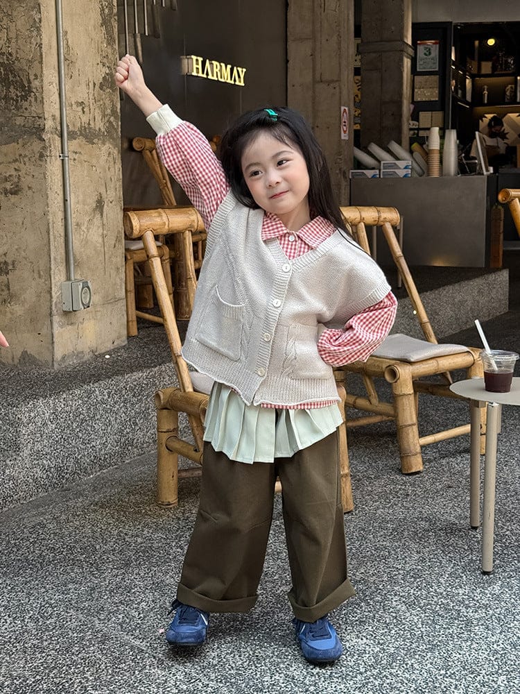 ベスト ルーズビッグシルエットニットベスト【mh0011034】