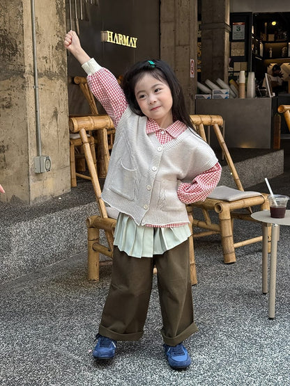 ベスト ルーズビッグシルエットニットベスト【mh0011034】