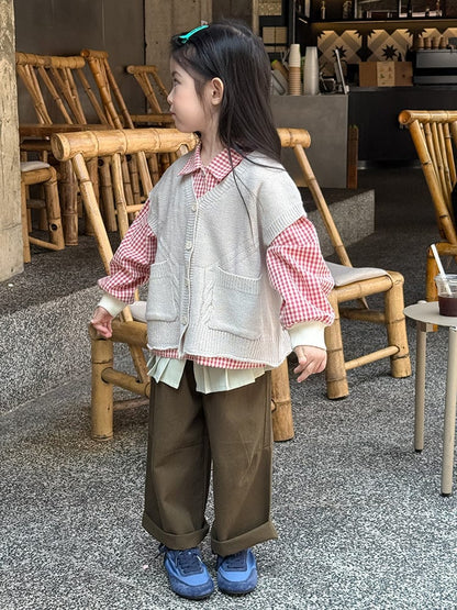 ベスト ルーズビッグシルエットニットベスト【mh0011034】