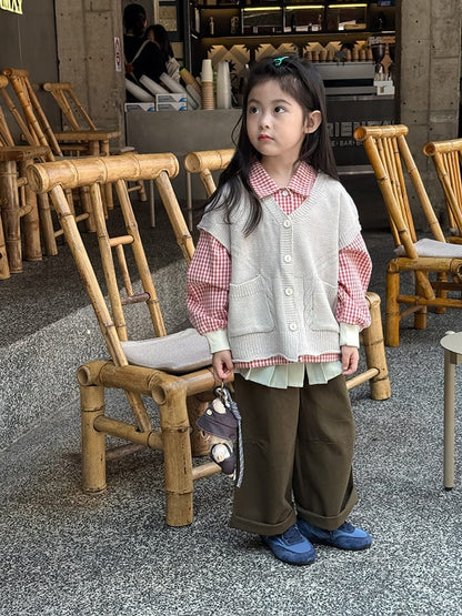 ベスト ルーズビッグシルエットニットベスト【mh0011034】