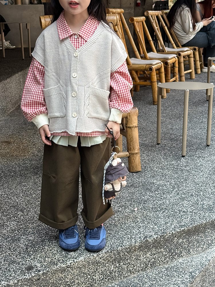 ベスト ルーズビッグシルエットニットベスト【mh0011034】