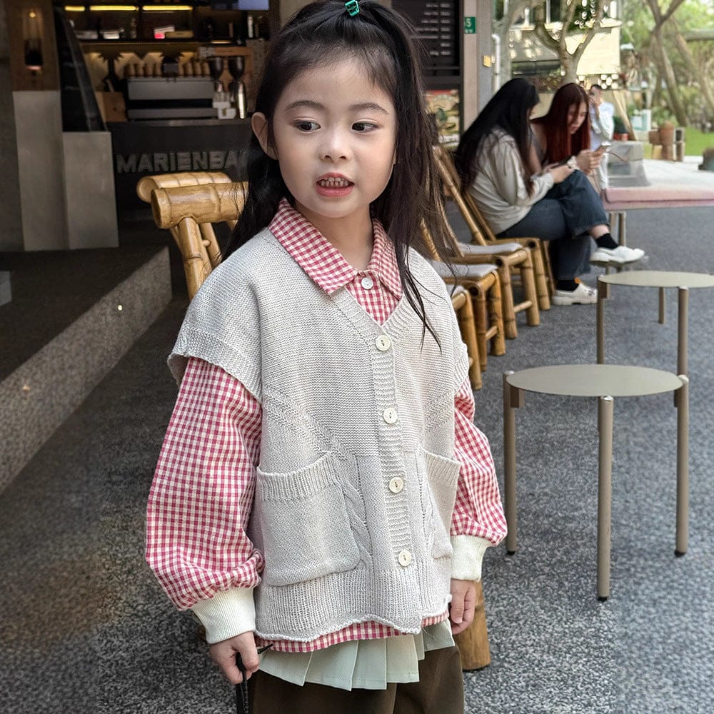 ベスト ルーズビッグシルエットニットベスト【mh0011034】