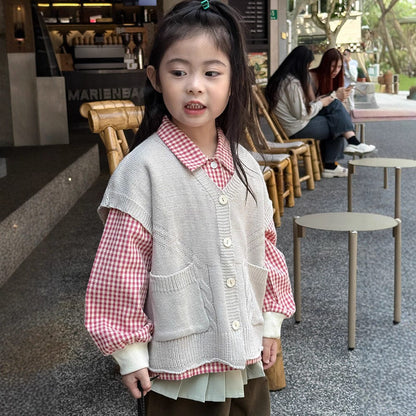 ベスト ルーズビッグシルエットニットベスト【mh0011034】