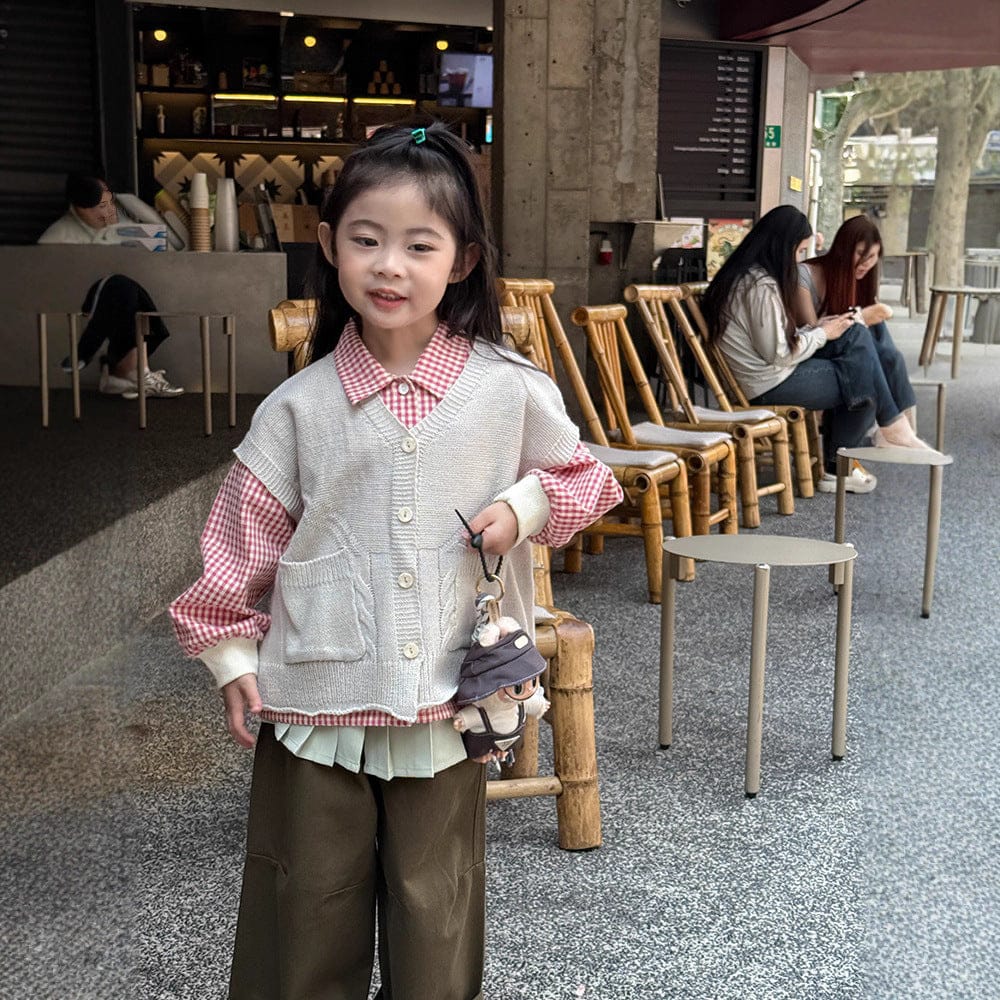 ベスト ルーズビッグシルエットニットベスト【mh0011034】