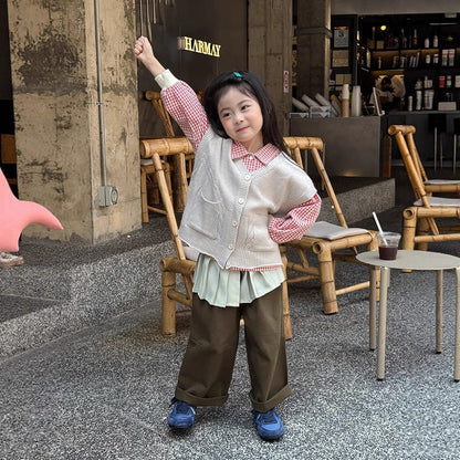 ベスト ルーズビッグシルエットニットベスト【mh0011034】